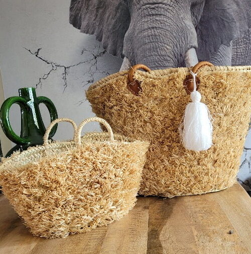 Présentation du panier cap ferret en taille S et L