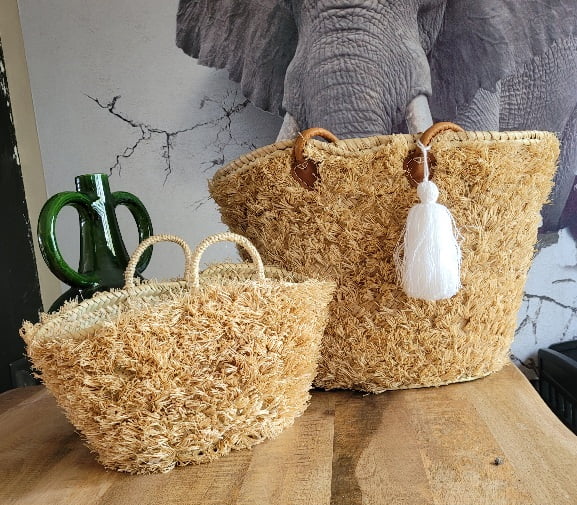 Présentation du panier cap ferret en taille S et L